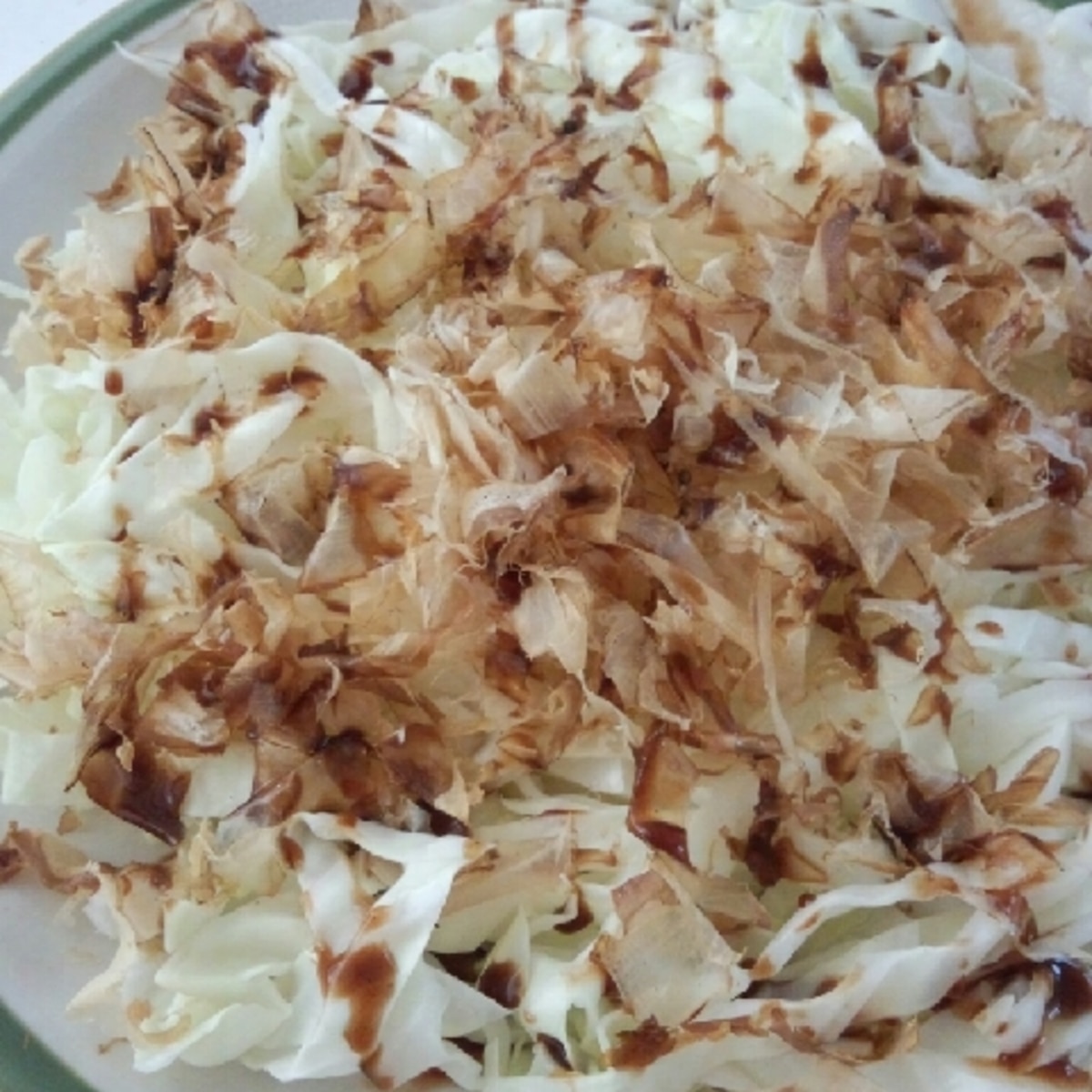 軽食 夜食に レンジでキャベツと卵のお好み焼き風 レシピ 作り方 By おいもマロン 楽天レシピ